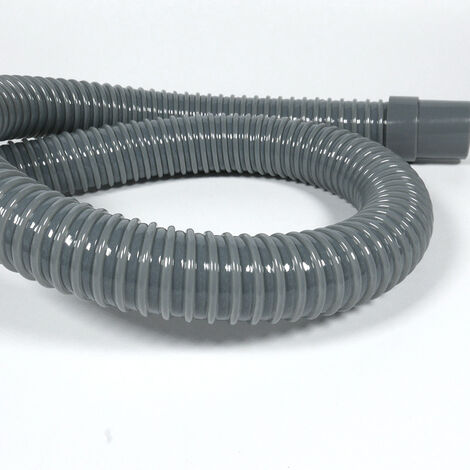 Tuyau d'évacuation flexible 90° - 45 x 32 mm pour raccordement du raccord de robinetterie - Fabriqué en plastique recyclé recyclable - Gris