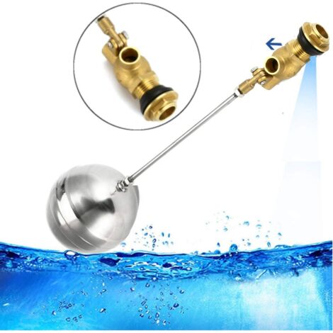 5 Vannes à Flotteur Automatiques Pour Abreuvoir - Remplissage Auto Réservoir Eau - Étangs, Aquariums, Bétail