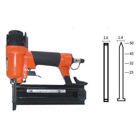 Cloueuse pneumatique pour clous 10-50MM et agrafes 16-40mm