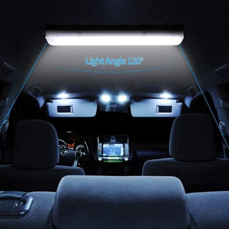 2 Barres LED Rigides Aluminium 50 Cm - 12V, Blanc Chaud 3000K, IP65, Pour Décoration Intérieure Ou Voiture