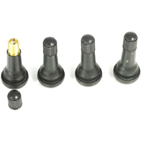 Lot De 4 Valves De Pneu TR416 Métal Chromé | Pour Jantes 0.45/0.625", Sans Chambre à Air