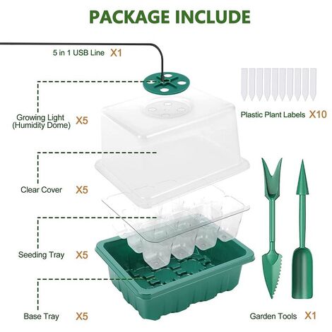 PEARL Germoir Pour Serre: Mini Station De Culture Et De Semis