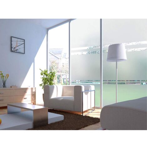 Film De Protection Fenêtre Opaque Dépoli Anti-UV - 60cm X 200cm - Confidentialité Et Décoration