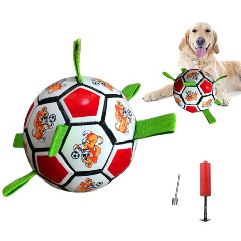 Jouets pour Chiens, Jouets pour Chiens, balles pour Chiens,Football pour Chiens pour 15cm x 15cm Boule de Chien Interactive intérieure et extérieure