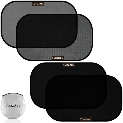 Lot De 2 Pare-Soleil Voiture Bébé Skymico - Protection UV Certifiée 44x36cm Avec Ventouses