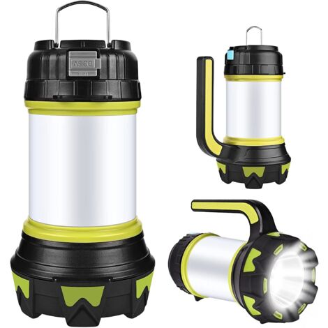 LED Camping Lantern 360° Eclairage 6 Modes Etanche Portable Suspendue pour Camping/Secours/Garage etc