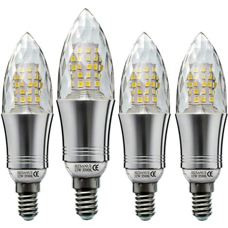 3 Ampoules Globes à Vis E14 - LED - 3,4W (équi 40W) = 470 Lm - Ø4