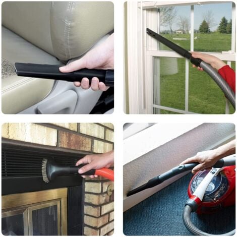 6 Pièces Accessoires pour Aspirateur, Convient aux Aspirateurs de Calibre 32 mm,pour Embout Aspirateur Karcher/Rowenta/Hoover/Xoiture/Bosch/Miele