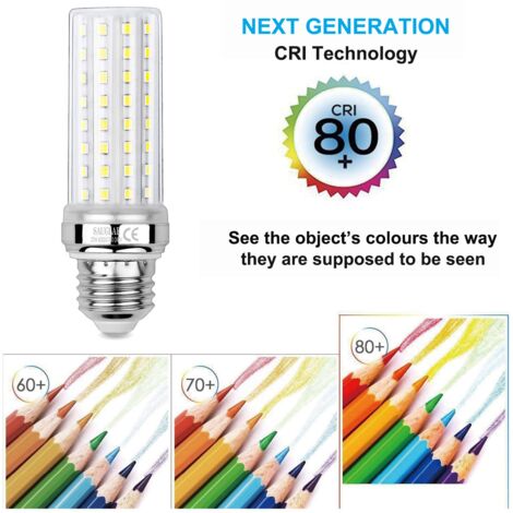3 Pièces Ampoules de Maïs LED 20W, Équivalent 150W Ampoule Incandescente, 2300LM, 4000K Blanc Neutre, Ampoules à E27 Vis Edison