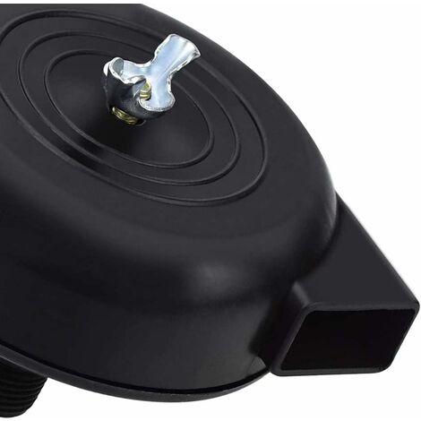 Silencieux De Compresseur D'air, Filtre En Papier D'admission En Métal Noir Filetage 16mm 3
