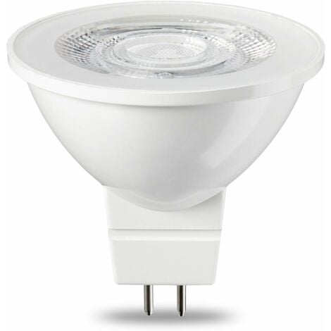 Lot de 6 ampoules LED GU5.3 MR16 5 W Blanc chaud non dimmable, 220 V [Classe énergétique G]