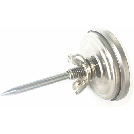 Thermomètre de Four en Acier Inoxydable Thermomètre pour Barbecue Grill fumoir Thermomètre 50 à 350 °C, 100 à 700 ℉ (Type A 350°C)