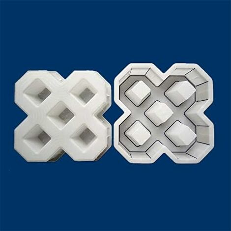 Moule à Pavé Carré Réutilisable – Pour Béton, Dalles Jardin, Allée, Terrasse – 2 Tailles, Facile à Utiliser - 9