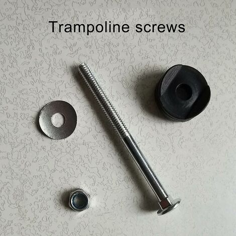 Quincaillerie Trampoline Lot De 12 Vis Pour Trampoline SJkunni - Pièces De Rechange Stabilisatrices - Acier Galvanisé Accessoires Trampoline Acier Quincaillerie Trampoline Lot De 12 Vis Pour Trampoline SJkunni - Pièces De Rechange Stabilisatrices - Acier Galvanisé Accessoires Trampoline Acier