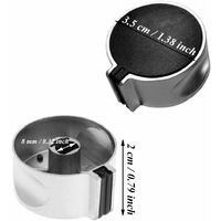 Lot De 4 Boutons De Remplacement Pour Cuisinière à Gaz - Diamètre Intérieur 6mm Et 8mm, En PVC, Noir