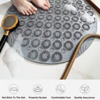 Aolso Tapis De Bain Antidérapant Bébé 100x40cm - 200 Ventouses, Océan, Lavable En Machine