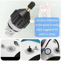 Échelle De Baignade Télescopique Pour Bateau Pneumatique Inox 4 Marches