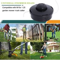 Tête De Fil Pour Débroussailleuse, Bobine De Fil, Accessoire M10 X 1,25 Mm, Tête En Aluminium