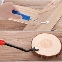 Lot de 2 extracteurs d'agrafes - Outil de retrait pour agrafeuse 3 en 1, menuiserie et bricolage