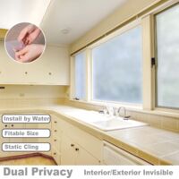 Film Fenetre Anti Regard Film Occultant Vitre Fenetre Film Opaque Vitre Film Electrostatique Vitre Effet Verre Mate Pour Bureau Maison 45x200cm 78131010