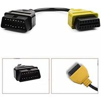 Câble Adaptateur Multicanal OBD EcuScan A3 Jaune - Diagnostic Voiture Italienne