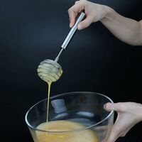 Fouet De Cuisine En Acier Inoxydable Avec Manche En Bois - 18 Cm, Pour Battre œufs, Mélanger Sauces, Pâtes à Gâteau - 10