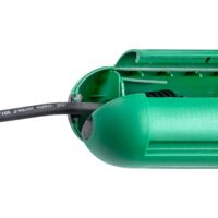 Boîte de sécurité étanche IP44 pour prise Schuko et rallonge Rouge