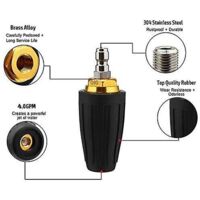 Buse Turbo de nettoyeur haute pression 1/4in 3600PSI 3.0 GPM buse de nettoyeur haute pression rotative outil de nettoyage à connexion rapide