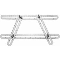 Règle De Mesure Multi-Angles JIRENSH En Aluminium - Outil Précis 17,5 Cm Pour Bricolage