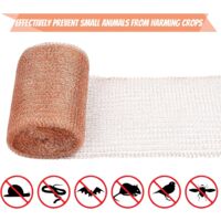 Maille Cuivre 10m X 12.7cm - Anti Escargots, Rongeurs | Pour Jardin Et Maison | Flexible Et Résistante