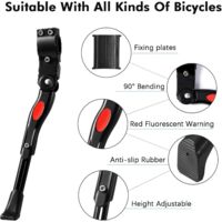 Vélo Béquilles Center Montage pour 20 Pouces Vélos Réglable En Alliage