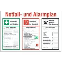 Notfall Und Alarmplan Kunststoff Pvc