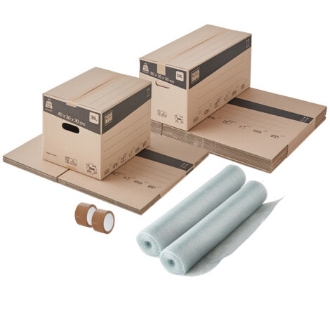 Pack and Move - Kit déménagement T1/T2 + 2 adhésifs offerts