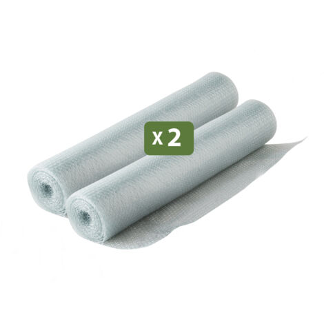 Pack And Move - Lot 2 Films À Bulle Recyclés - 0,5 X 5 M - Déménagement, Expédition Et Protection - Papier Bulle De Qualité