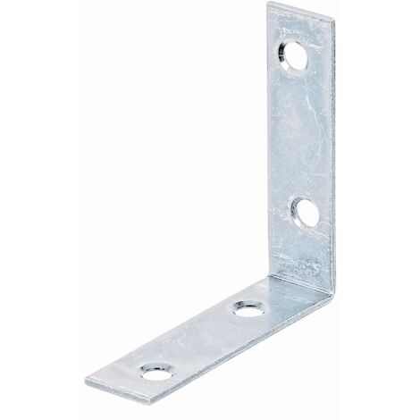 Équerre de fixation galvanisée Sendzimir 60 x 60 x 16 mm – Set de 100 pièces – Résistance accrue pour applications exigeantes – Alberts