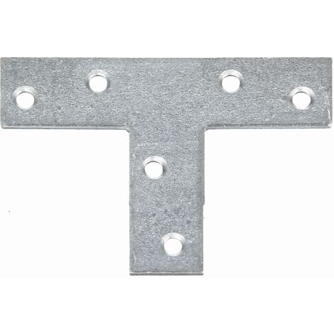Platine d’assemblage en T – 70 x 50 mm – Acier galvanisé Sendzimir pour connexions fiables – Marque Alberts (1/2)