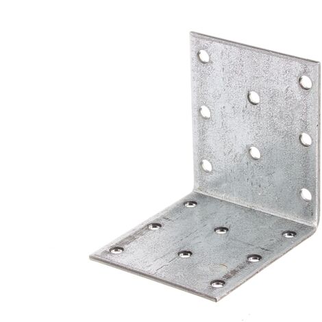 Équerre d’assemblage – en acier galvanisé Sendzimir 60 x 60 x 50 mm –Marque Alberts (1/2)