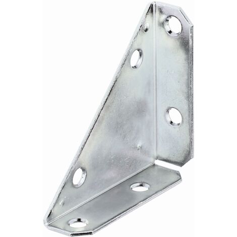 Équerre d’assemblage robuste – 75 x 75 x 105 mm – acier galvanisé Sendzimir – Marque Alberts