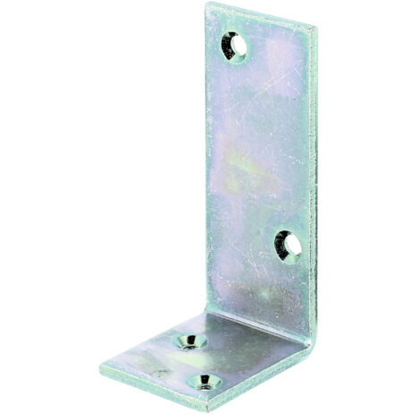 Équerres de poutre galvanisées 50 x 100 x 40 mm avec finition passivée – Set de 20 pièces – Marque Alberts
