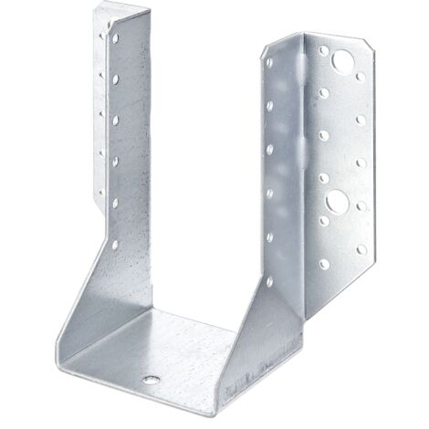 Sabot de poutre type A à ailes extérieures 80 x 150 mm – Acier galvanisé sendzimir – Marque Alberts (1/2)