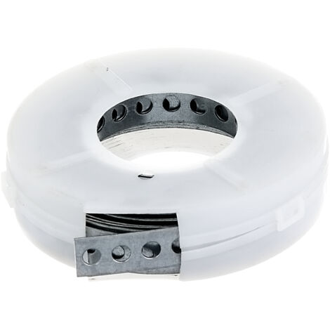 Bande perforée – en acier galvanisé Sendzimir 3 m – Largeur 12 mm – Ø trou 5 mm – Enroulée – Marque Alberts (1/2)