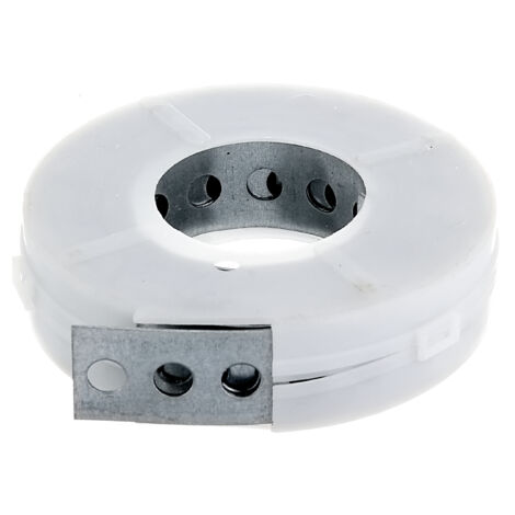 Bande perforée – en acier galvanisé Sendzimir 3 m – Largeur 20 mm – Ø trou 7 mm – Enroulée – Marque Alberts (1/2)