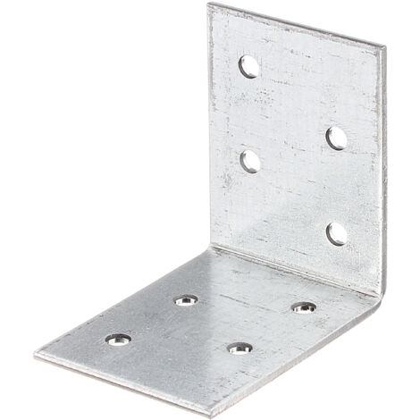Équerre d'assemblage – Galvanisée Sendzimir – 50 x 50 x 40 mm – Set de 25 pièces – Marque Alberts (1/2)