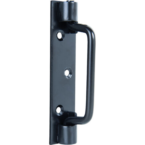 Poignée de porte – St. Etienne – noire – 127 x 30 mm – qualité supérieure – Marque Alberts (1/2)