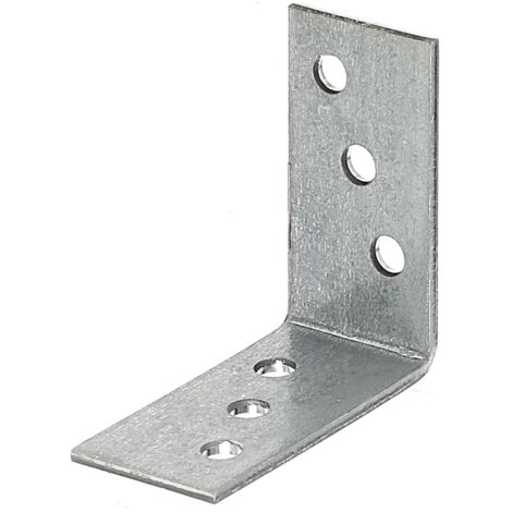 Équerre d'assemblage – Galvanisée Sendzimir – 40 x 40 x 20 mm – Set de 25 pièces – Marque Alberts (1/2)
