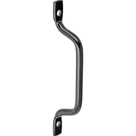 Poignée de porte droite – noire – 159 x 13 mm – haute qualité – Marque Alberts (1/2)