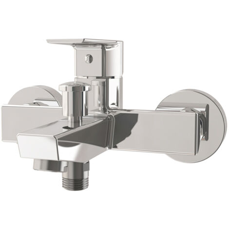 galindo aroha 4613000 grifo baño-ducha monomando cromo maneta corta con accesorios de ducha