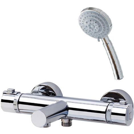 galindo pysa 50041000 grifo baño-ducha termostática con accesorios de ducha (1/2)