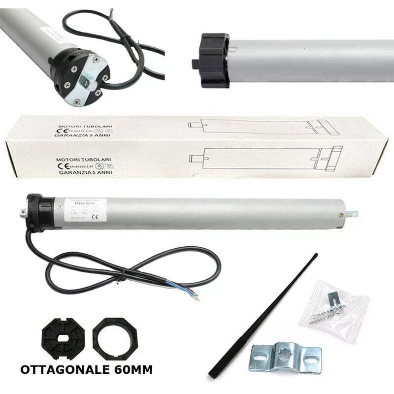 Moteur pour volet roulant électrique 50 Kg 25 Nm