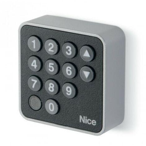 Nice – Sélecteur numérique EDSB – Clavier électronique encastrable – Alimentation BlueBUS – Coque métallique anti-effraction – IP44